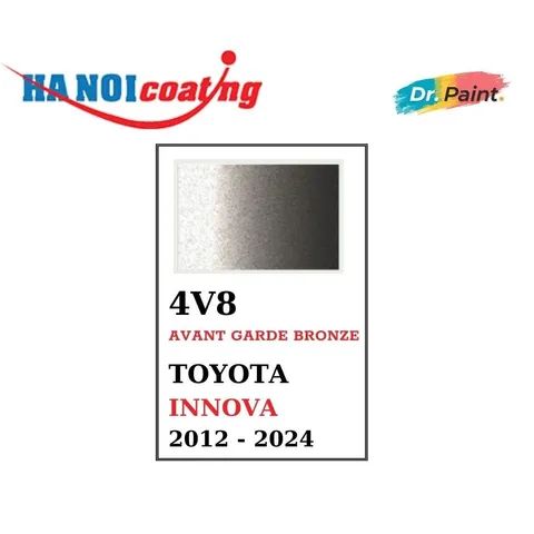 Bình sơn Xịt Xóa Vết Xước Xe Ô tô TOYOTA INNOVA Màu ĐỒNG ÁNH KIM code 4V8 - AVANT GARDE BRONZE chính hãng DR.PAINT