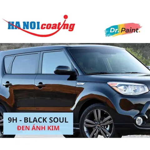 Bình Sơn Xịt Xóa Vết Xước Xe Ô tô KIA SOUL Màu ĐEN ÁNH KIM Code 9H - BLACK SOUL chính hãng DR.PAINT
