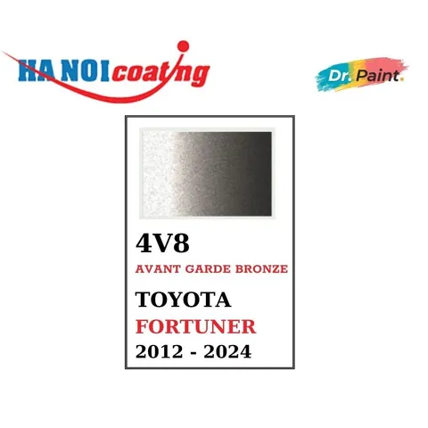 Bình sơn Xịt Xóa Vết Xước Xe Ô tô TOYOTA FORTUNER Màu ĐỒNG ÁNH KIM  code 4V8 - AVANT GARDE BRONZE chính hãng DR.PAINT
