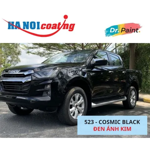 Sơn Xóa Vết Xước xe Ô tô ISUZU D-MAX Màu ĐEN ÁNH KIM Code 523 - COSMIC BLACK chính hãng DR.PAINT Dạng Bình Xịt