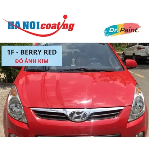 Bình sơn Xịt Xóa Vết Xước Xe Ô tô HYUNDAI I20 Màu ĐỎ ÁNH KIM code 1F - BERRY RED chính hãng DR.PAINT