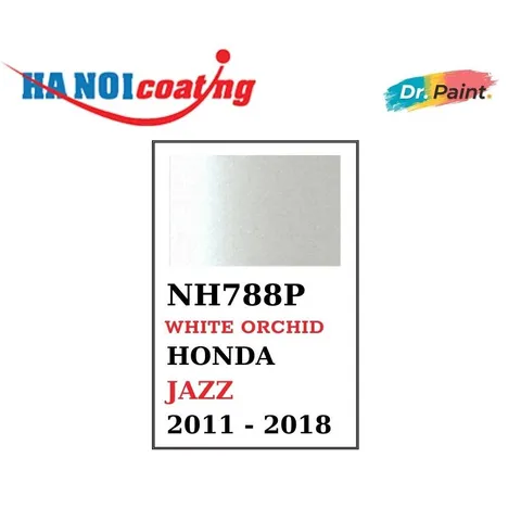 Bình Xịt Sơn Xóa Vết Xước Xe HONDA JAZZ Màu TRẮNG NGỌC TRAI code NH788P - WHITE ORCHID chính hãng DR.PAINT