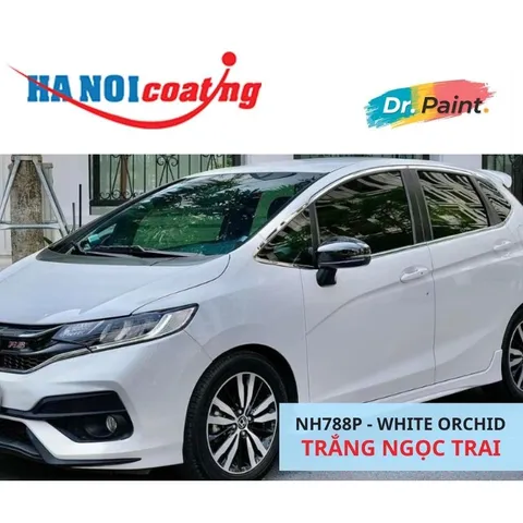 Bình Xịt Sơn Xóa Vết Xước Xe HONDA JAZZ Màu TRẮNG NGỌC TRAI code NH788P - WHITE ORCHID chính hãng DR.PAINT