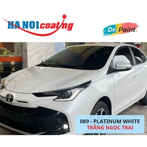 Bình Xịt Xóa Vết Xước Xe TOYOTA VIOS Màu TRẮNG NGỌC TRAI code 089 - PLATINIUM WHITE chính hãng DR.PAINT