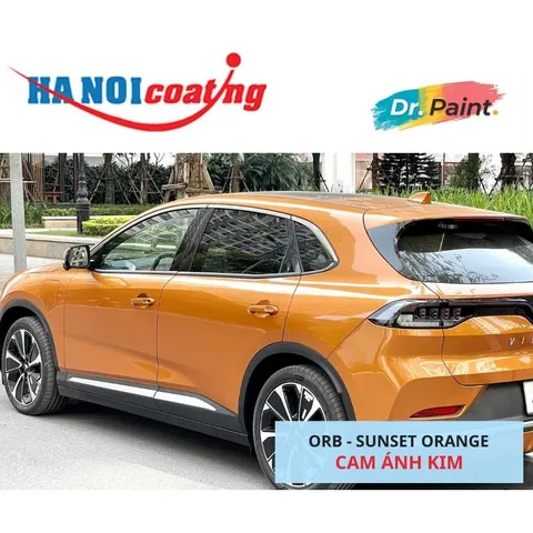 Bình sơn Xịt Xóa Vết Xước Xe Ô tô VINFAST VF8 màu CAM ÁNH KIM mã màu ORB - SUNSET ORANGE chính hãng DR.PAINT