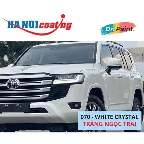 Bình Xịt Xóa Vết Xước Xe TOYOTA LAND CRUISER Màu TRẮNG NGỌC TRAI Code 070 - WHITE CRYSTAL chính hãng DR.PAINT
