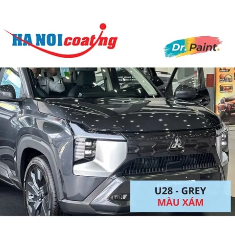 Sơn Xịt Xóa Vết Xước cho xe MITSUBISHI TRITON Màu XÁM ĐẬM Code U28 - GREY chính hãng DR.PAINT