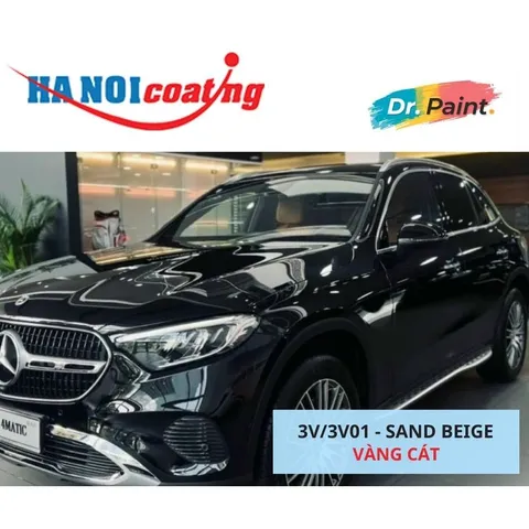 Bình sơn Xịt Xóa Vết Xước Xe Ô tô MERCEDES GLC Màu ĐEN ÁNH KIM Code 197 - OBSIDIAN BLACK chính hãng DR.PAINT