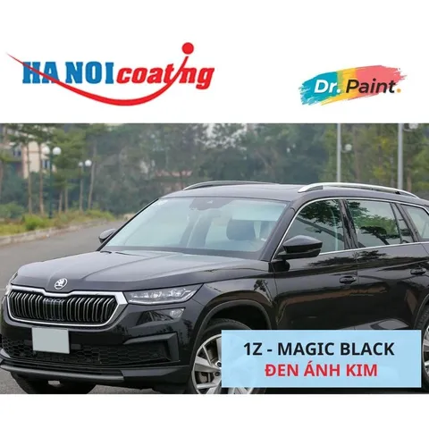 Bình Sơn Xịt Xóa Vết Xước xe Ô tô SKODA KODIAQ màu Đen Ánh Kim mã màu 1Z - MAGIC BLACK chính hãng DR.PAINT