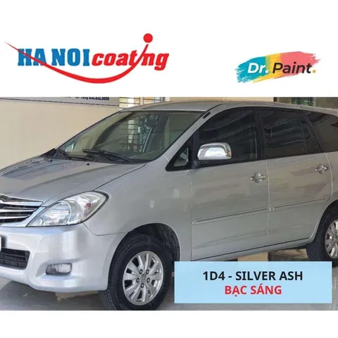 Bình sơn Xịt Xóa Vết Xước Xe Ô tô TOYOTA INNOVA Màu BẠC SÁNG Code 1D4 - SILVER ASH chính hãng DR.PAINT