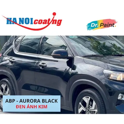 Bình sơn Xịt Xóa Vết Xước Xe Ô tô KIA SONET Màu ĐEN ÁNH KIM code ABP - AURORA BLACK chính hãng DR.PAINT