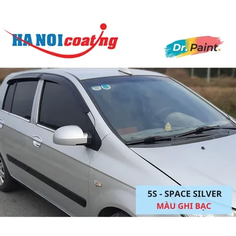 Bình sơn Xịt Xóa Vết Xước Xe Ô tô HYUNDAI GETZ Màu GHI BẠC code 5S - SPACE SILVER chính hãng DR.PAINT