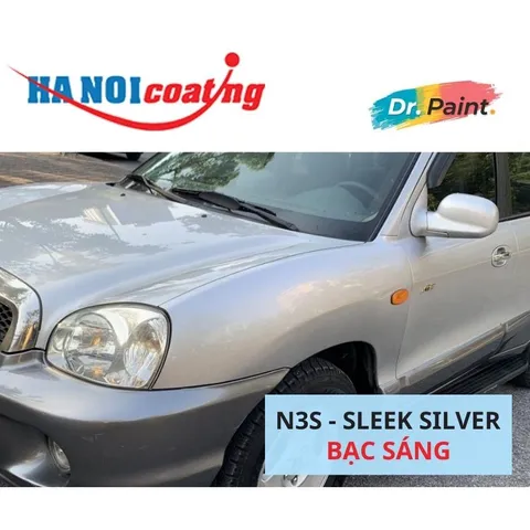 Bình sơn Xịt Xóa Vết Xước Xe Ô tô HYUNDAI SANTAFE Màu BẠC SÁNG Code N3S - SLEEK SILVER chính hãng DR.PAINT