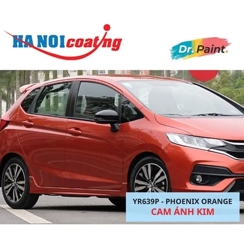 Sơn Xịt Xóa Vết Xước cho xe HONDA JAZZ màu CAM ÁNH KIM mã màu YR639P - PHOENIX ORANGE chính hãng DR.PAINT