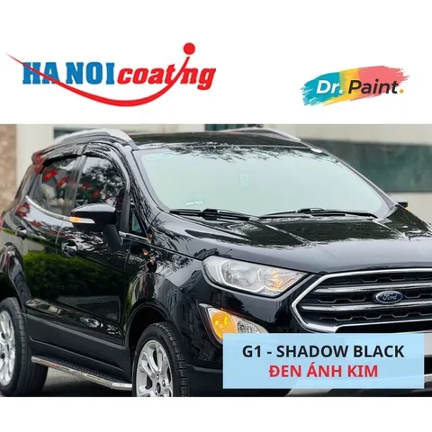 Bình sơn Xịt Xóa Vết Xước Xe Ô tô FORD ECOSPORT Màu ĐEN ÁNH KIM Code G1 - SHADOW BLACK chính hãng DR.PAINT