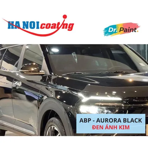 Bình sơn Xịt Xóa Vết Xước Xe Ô tô CARENS Màu ĐEN ÁNH KIM code ABP - AURORA BLACK chính hãng DR.PAINT