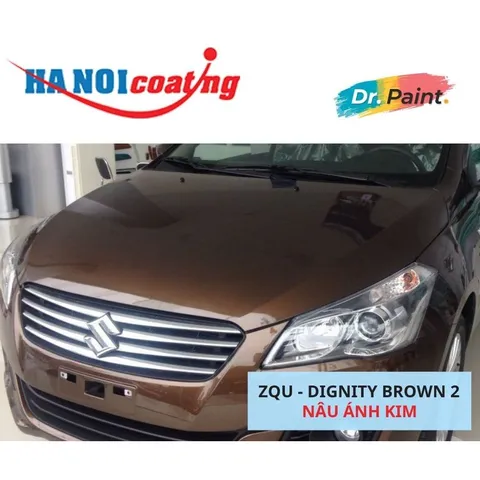Bình sơn Xịt Xóa Vết Xước Xe Ô tô SUZUKI CIAZ Màu NÂU ÁNH KIM code ZQU - DIGNITY BROWN 2 chính hãng DR.PAINT