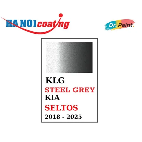 Bình sơn Xịt Xóa Vết Xước Xe Ô tô KIA SELTOS Màu XÁM THÉP code KLG - STEEL GREY chính hãng DR.PAINT