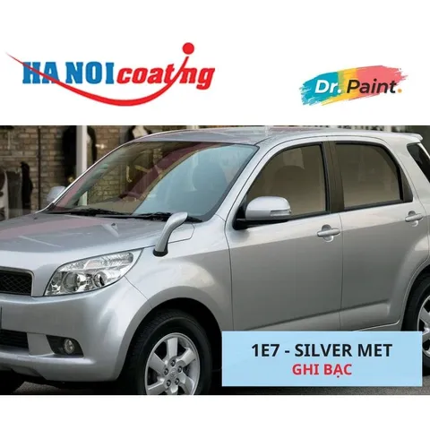 Bình Sơn Xịt Xóa Vết Xước Xe Ô tô TOYOTA RUSH Màu GHI BẠC Code 1E7 - SILVER MET chính hãng DR.PAINT