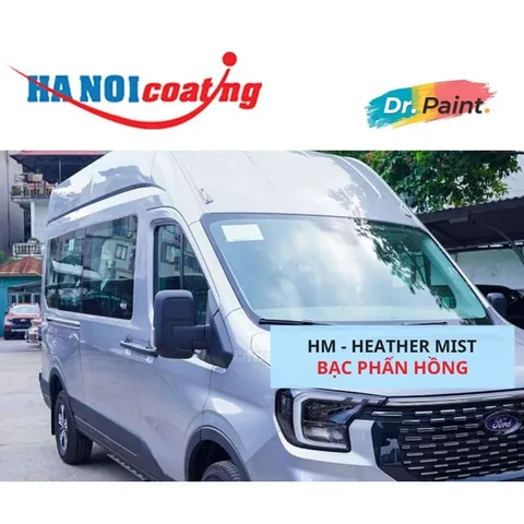 Bình sơn Xịt Xóa Vết Xước Xe Ô tô FORD TRANSIT Màu BẠC PHẤN HỒNG code HM - HEATHER MIST chính hãng DR.PAINT