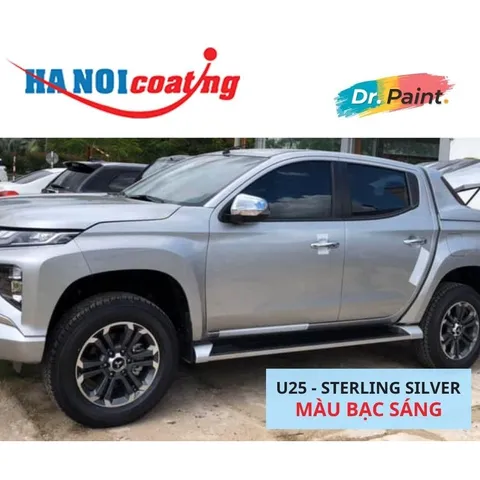 Sơn Xịt Xóa Vết Xước cho xe MITSUBISHI TRITON Màu GHI BẠC code U25 - STERLING SILVER chính hãng DR.PAINT