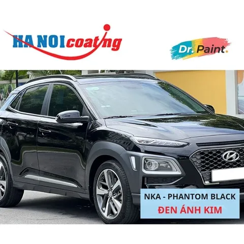 Bình sơn Xịt Xóa Vết Xước Xe Ô tô HYUNDAI KONA Màu ĐEN ÁNH KIM Code NKA - PHANTOM BLACK chính hãng DR.PAINT