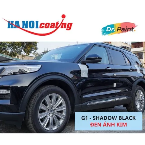 Bình sơn Xịt Xóa Vết Xước Xe Ô tô FORD EXPLORER Màu ĐEN ÁNH KIM Code G1 - SHADOW BLACK chính hãng DR.PAINT