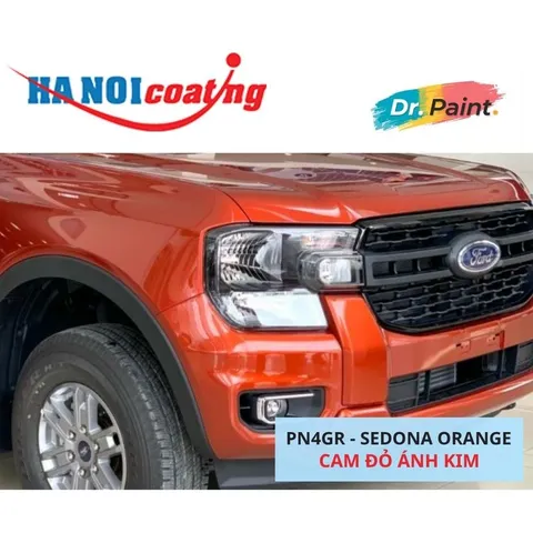 Bình Xịt Xóa Vết Xước cho xe FORD RANGER Màu CAM ĐỎ ÁNH KIM Code PN4GR - SEDONA ORANGE chính hãng DR.PAINT