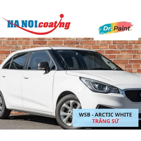 Bình Sơn Xịt Xóa Vết Xước Xe Ô tô MG 3 Màu TRẮNG SỨ Code WSB - ARCTIC WHITE chính hãng DR.PAINT