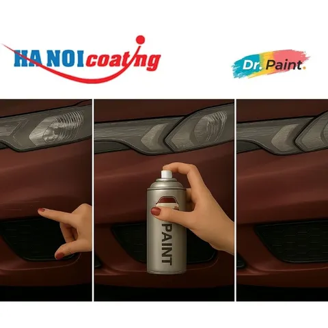 Bình sơn Xịt Xóa Vết Xước Xe Ô tô SUZUKI XL7 Màu NÂU ÁNH KIM code ZZA - PEARL GLORIOUS BROWN chính hãng DR.PAINT