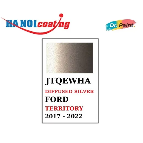 Sơn Xịt Xóa Vết Xước Xe Ô tô FORD TERRITORY Màu NÂU VÀNG ÁNH KIM Code JTQEWHA - DIFFUSED SILVER chính hãng DR.PAINT