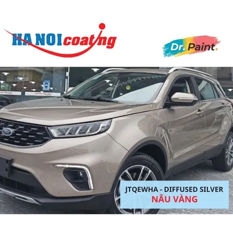 Sơn Xịt Xóa Vết Xước Xe Ô tô FORD TERRITORY Màu NÂU VÀNG ÁNH KIM Code JTQEWHA - DIFFUSED SILVER chính hãng DR.PAINT