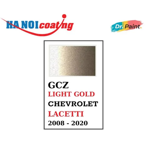 Bình sơn Xịt Xóa Vết Xước Xe Ô tô CHEVROLET LACETTI Màu VÀNG CÁT code GCZ - LIGHT GOLD chính hãng DR.PAINT