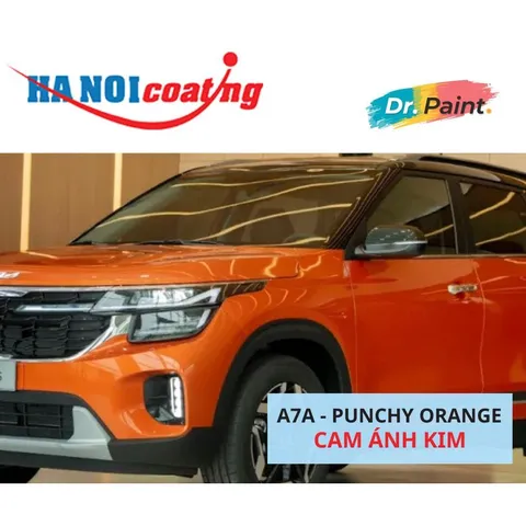 Bình sơn Xịt Xóa Vết Xước Xe Ô tô KIA SELTOS Màu CAM ÁNH KIM code A7A - PUNCHY ORANGE chính hãng DR.PAINT