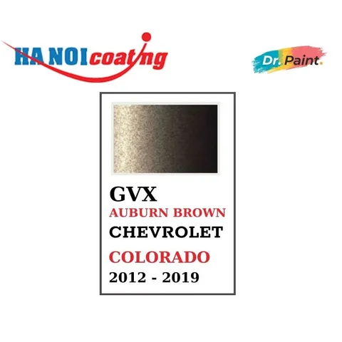 Bình sơn Xịt Xóa Vết Xước Xe Ô tô CHEVROLET COLORADO Màu NÂU ÁNH KIM code GVX - AUBURN BROWN chính hãng DR.PAINT