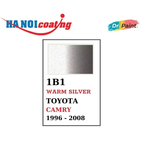 Bình Sơn Xịt Xóa Vết Xước Xe Ô tô TOYOTA CAMRY Màu BẠC ÁNH HỒNG mã màu 1B1 - WARM SILVER chính hãng DR.PAINT