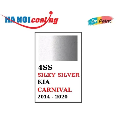 Bình sơn Xịt Xóa Vết Xước Xe Ô tô KIA CARNIVAL Màu BẠC MỊN SÁNG Code 4SS - SILKY SILVER chính hãng DR.PAINT