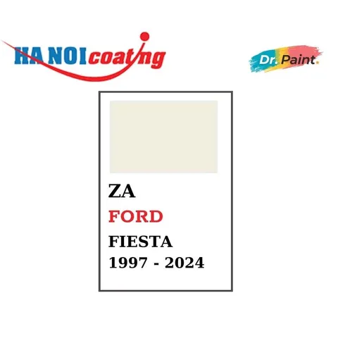 Bình sơn Xịt Xóa Vết Xước xe Ô tô FORD FIESTA Màu TRẮNG KIM CƯƠNG code ZA - DIAMOND WHITE chính hãng DR.PAINT
