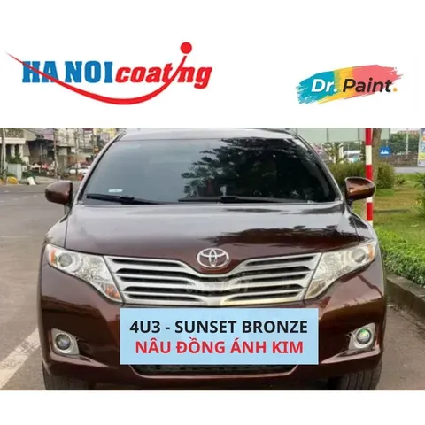 Sơn Xịt Xóa Vết Xước cho xe TOYOTA VENZA Màu NÂU ÁNH ĐỒNG Code 4U3 - SUNSET BRONZE chính hãng DR.PAINT