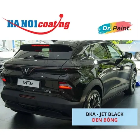 Bình sơn Xịt Xóa Vết Xước cho xe Ô tô VINFAST VF6 màu Đen Bóng mã màu BKA - JET BLACK chính hãng DR.PAINT