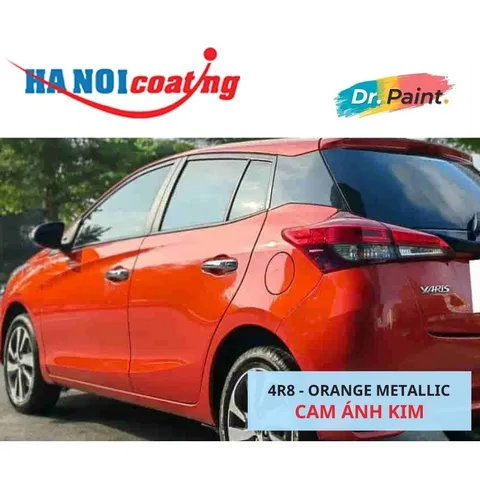 Sơn Xịt Xóa Vết Xước cho xe TOYOTA YARIS Màu CAM ÁNH KIM code 4R8 - ORANGE METALLIC chính hãng DR.PAINT