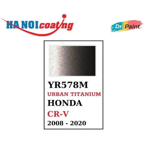 Sơn Xịt Xóa Vết Xước cho xe HONDA CR-V màu XÁM NÂU TITAN mã màu YR578M - URBAN TITANIUM chính hãng DR.PAINT