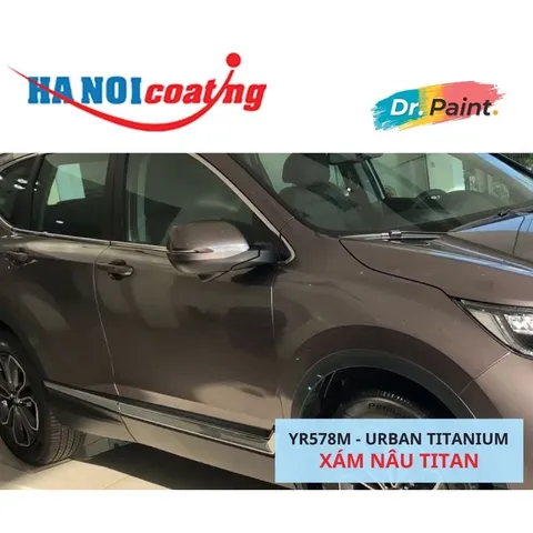 Sơn Xịt Xóa Vết Xước cho xe HONDA CR-V màu XÁM NÂU TITAN mã màu YR578M - URBAN TITANIUM chính hãng DR.PAINT