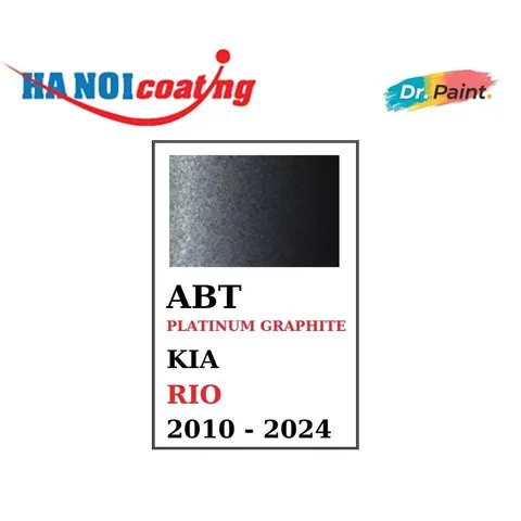 Bình sơn Xịt Xóa Vết Xước Xe Ô tô KIA RIO Màu XÁM ĐẬM Code ABT - PLATINUM GRAPHITE chính hãng DR.PAINT