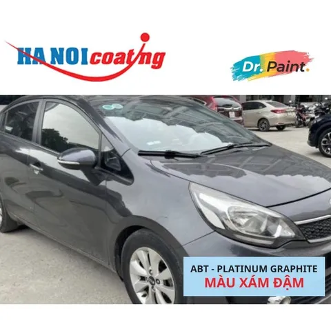 Bình sơn Xịt Xóa Vết Xước Xe Ô tô KIA RIO Màu XÁM ĐẬM Code ABT - PLATINUM GRAPHITE chính hãng DR.PAINT