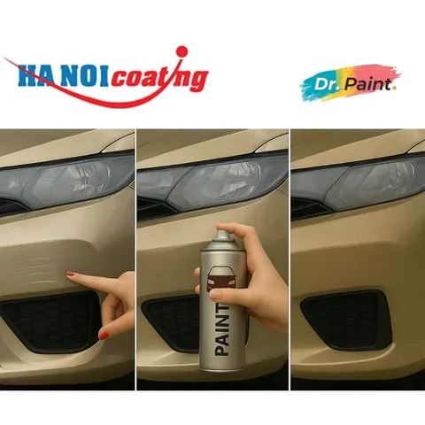 Bình sơn Xịt Xóa Vết Xước Xe Ô tô KIA SEDONA Màu VÀNG ĐỒNG Code MY3 - IMPERIAL BRONZE chính hãng DR.PAINT