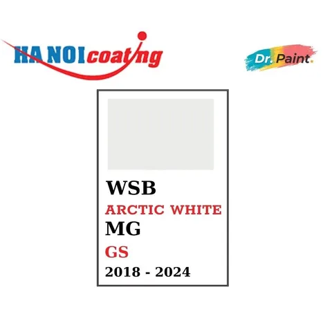 Bình sơn Xịt Xóa Vết Xước xe Ô tô MG GS Màu TRẮNG SỨ Code WSB - ARCTIC WHITE chính hãng DR.PAINT