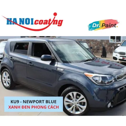 Bình Sơn Xịt Xóa Vết Xước Xe Ô tô KIA SOUL Màu XANH ĐEN PHONG CÁCH Code KU9 - NEWPORT BLUE chính hãng DR.PAINT