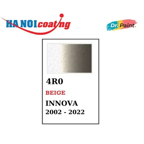 Bình sơn Xịt Xóa Vết Xước Xe Ô tô TOYOTA INNOVA Màu VÀNG CÁT Code 4R0 - BEIGE chính hãng DR.PAINT