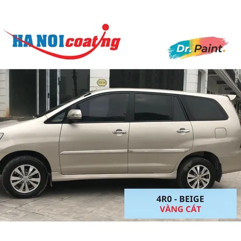 Bình sơn Xịt Xóa Vết Xước Xe Ô tô TOYOTA INNOVA Màu VÀNG CÁT Code 4R0 - BEIGE chính hãng DR.PAINT